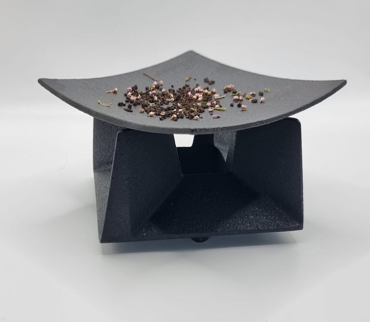 Japanese cast iron tea incense burner