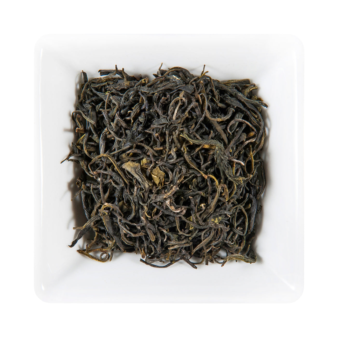 Gu Zhang Mao Chinese green tea with slender twisted leaves and a fresh, floral and gently nutty character.