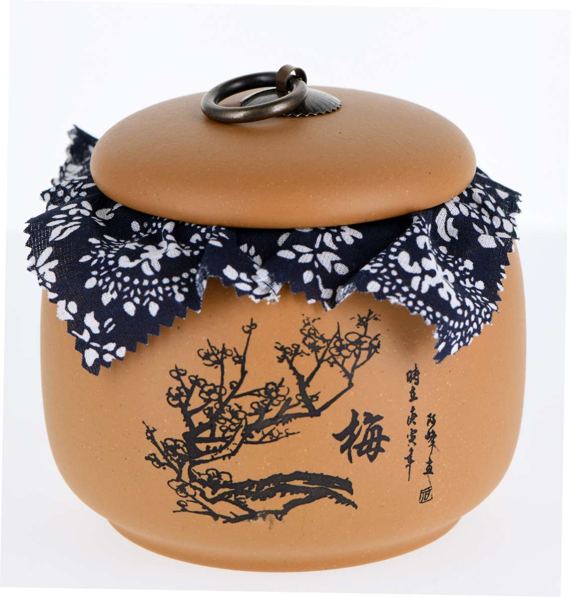 Yixing tea caddy 'Red ju' or 'Brown mei', 110 g