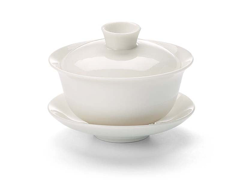 Porcelain Gaiwan "Aoi" 100ml, white